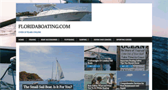 Desktop Screenshot of floridaboating.com