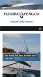 Mobile Screenshot of floridaboating.com