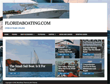 Tablet Screenshot of floridaboating.com